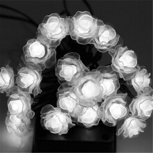 Flower String Lights, Fairy Light Battery Powered String Lights for Christmas Wedding Birthday Valentine Party Bedroom