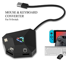 Keyboard and Mouse Adapter for compatible with Nintendo Switch,Keyboard and Mouse Adapter for PS4,Xbox One,PS3,Xbox 360