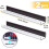 【2PCS】Διαφανές μαγνητικό ακρυλικό ράφι βιβλιοθήκης τοίχου χωρίς διάτρηση, 2