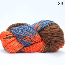ATJIA Dyed Acrylic Wool Yarn Four Strand DIY Woven Knitting Sweater Sock Scarf Colorful Crochet Yarn Sewing