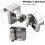 2 Pack Glass Cabinet Lock Single Glass Door Locks Display Cabinet Replacement 8