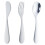Kids Stainless Steel Cutlery Set Fork Spoon 3-Pc 1