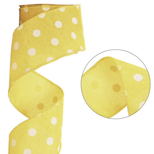 Σετ χαρτικών Απλή Κορδέλα Polka Dot Άνοιξη Φρέσκια Κορδέλα Απομίμησης Λινού Δώρου