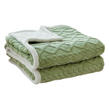 2.33.3 Ft Green Fleece Blanket Throw Blanket - Soft Lightweight Plush Cozy Blankets for Bed,Sofa,Couch,Travel,Camping
