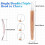 6-Pack 1.0mm Dreadlock Crochet Hooks with Interlocking Tool – Durable, Compatible with Real Dread Locs 7