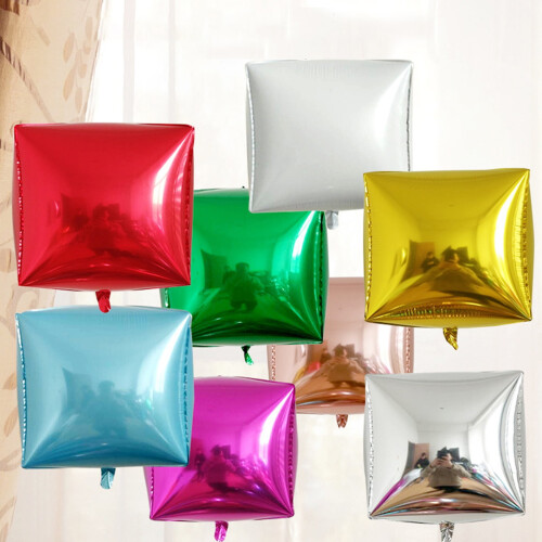 Party Balloon Inflatable 4D Cube 24 Inch 5 pcs