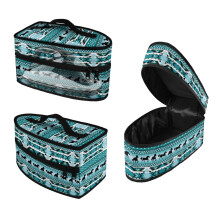 Aztec Tribal Print Steam Iron Holder & Portable Steamer Organizer Bag with Handle, Zippered Travel Case – Case Only, Compatible with Most Steamers