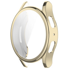 Képernyővédő tok Samsung Watch7 (40/44mm) kompatibilis készülékhez, puha TPU ütésálló, minden oldalról körbefutó lökhárító borítás