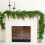 Kunstmatige Norfolk dennenkrans 1,8 meter warm wit LED 1