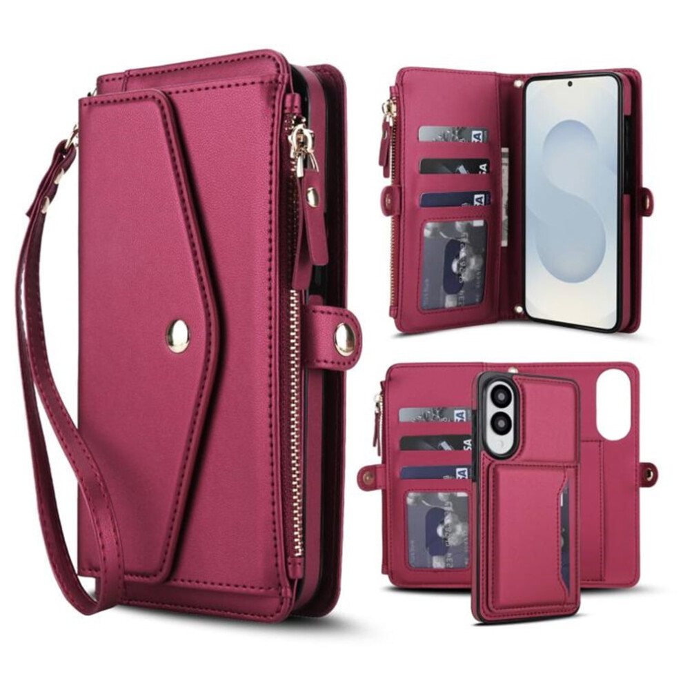 Rfid-Blocking Pu Leather Wallet Case For Samsung Galaxy S25 937196964673