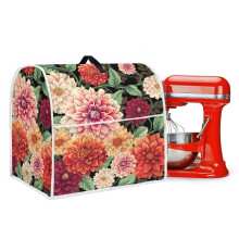 Stofhoes met bloemenmandala voor staande mixer (4,5–5 liter)