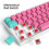 Gaming Keyboard Mechanical Linear Red 65% Wired 3