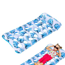 Tumbona flotante inflable plegable para adultos (1 unidad)