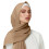 Ensfarget hodebånd med turbanstil 1
