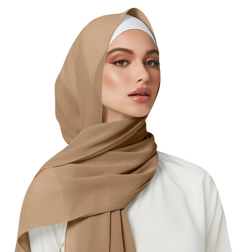 Ensfarget hodebånd med turbanstil