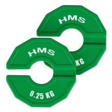 Hantelscheiben für Krafttraining, 0,25 kg, 2er-Set