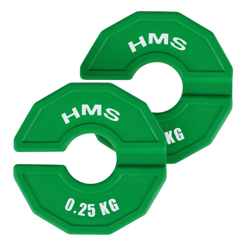 Gewichtsschijf voor krachttraining, 0,25 kg, set van 2