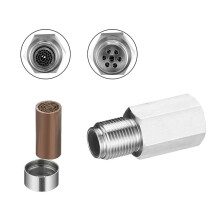 4 sensores de mini convertidor catalítico Accesorios para automóviles Mini convertidor catalítico Sensor de oxígeno M18X1.5 Sensor O2 para