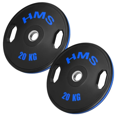 Olympic gummivektskiver, 2 x 20 kg