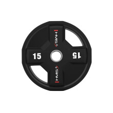 Olympische Polyurethan-Hantelscheibe, 15 kg