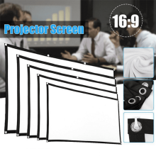 Pantalla de proyector portátil de 60 a 150 pulgadas, formato 16:9