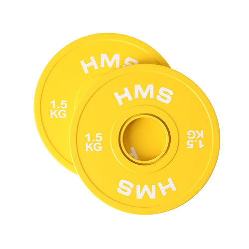 Olympic Bumper Plates, 2 x 1.5 kg, Weightlifting