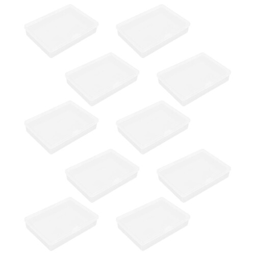 36Pcs Clear Plastic Playing Card Holder Boxes Storage Organizer 2