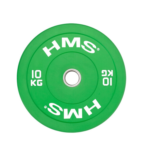 Bumper Olympische Plaat, 10 KG, Groen