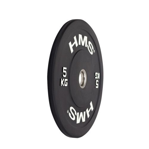 Schwarze olympische Stoßfängerplatte, 5 kg 1