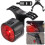 WEST BIKING rear bike light USB rechargeable waterproof WT09 2