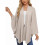Elegant Shawl Wraps Soft Open Front Poncho Sweater, Women's Elegant Solid Color Cape Shawl for Spring Fall Winter 4