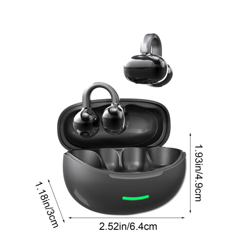 Ασύρματα ακουστικά Bluetooth με κλιπ αυτιών, σχεδιασμός ανοιχτού αυτιού, χαμηλή 1