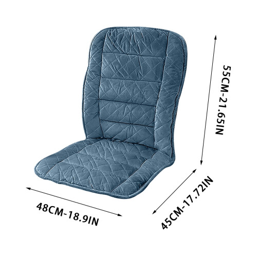 Winter Warm Seat Cushion with Backrest Support 1