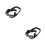 2Pcs Black Dog with Stretchy Strap Protection for Pets 10