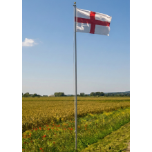 Aluminium Flagpole 20ft with England Flag