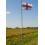 Noa and Nani Aluminium Flagpole 20ft with England Flag 1