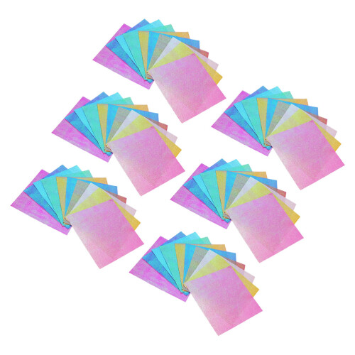 Papier À Plier Irisé Multicolore Papier DIY Pour Enfants