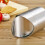 3Pcs Silver Desktop Waste Container Stainless Steel Office Trash Bin 10