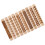 20Pcs Wood Clay Texture Wheel Assorted Colors Pottery Rolling Pin Tool 3