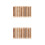 20Pcs Wood Clay Texture Wheel Assorted Colors Pottery Rolling Pin Tool 4