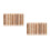 20Pcs Wood Clay Texture Wheel Assorted Colors Pottery Rolling Pin Tool 5