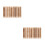 20Pcs Wood Clay Texture Wheel Assorted Colors Pottery Rolling Pin Tool 6