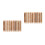 20Pcs Wood Clay Texture Wheel Assorted Colors Pottery Rolling Pin Tool 8