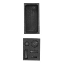 6Stk Hochreine Graphitform Metallgießform Schwarz Für Gießen