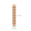 20Pcs Wood Clay Texture Wheel Assorted Colors Pottery Rolling Pin Tool 9