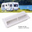 ABS Wind-Proof Exhaust Vent Cover for RV/Camper, White, Lockable 4