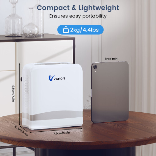 Portable Oxygen Concentrator 96% 1-7 Settings 2kg 1