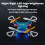 Μίνι Drone για παιδιά με LED, διατήρηση ύψους και προστασία προπέλας, κόλπα με ένα 3