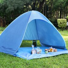 Pop-Up Beach Tent Uv-Resistant & Waterproof Sun Shade Shelter for Camping