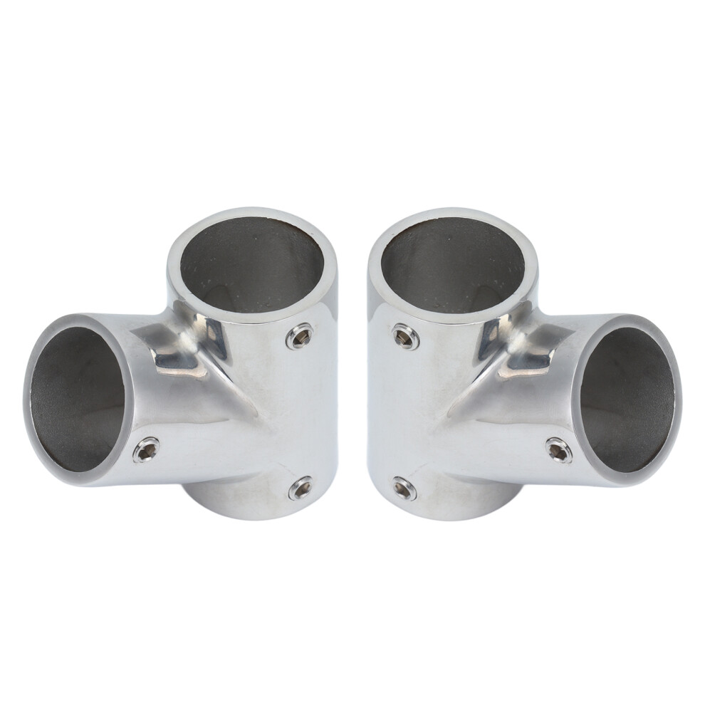 Deck Hand Tee Marine Grade Stainless Steel Corrosion Resistance Boat Handrail Fitting Heavy Duty Mirror Polished Lateral Tee For Various Types Of 9370362885333